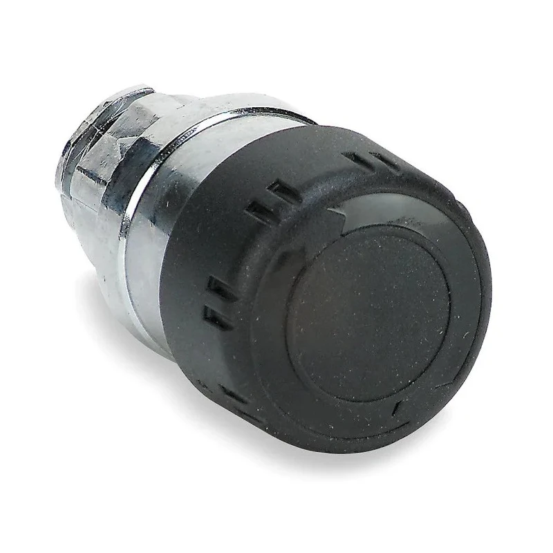 Schneider Electric Harmony XB4 Series Black Latching Push Button Head 22 mm Cutout Diameter Metal IP69K, IP67, IP66 ZB4BS42