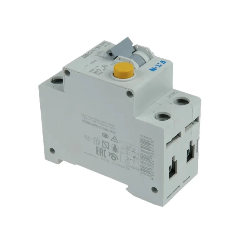 Eaton Residual Current Device 16A 2-Pole 30mA Trip Sensitivity Type C 10kA Breaking Capacity 230V 236212 PKNM-16/1N/C/003-MW