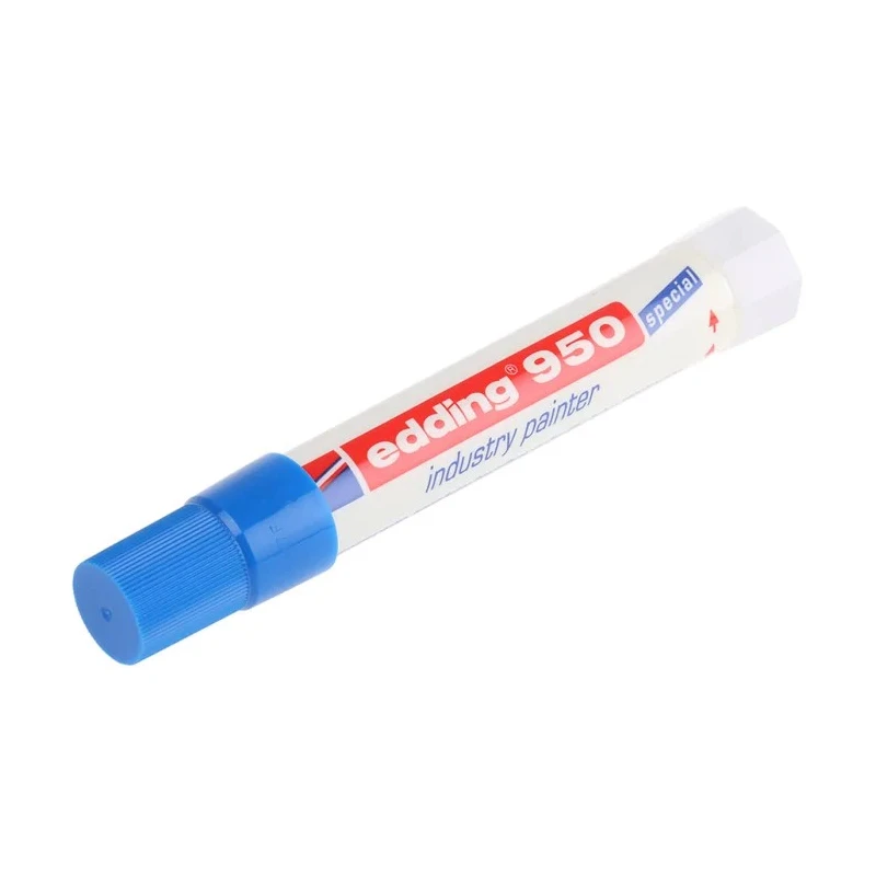 Edding Blue Marker Pen 10mm Bullet Tip Permanent Ink Japan 950-003