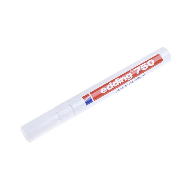 Edding White 4 mm Paint Marker Pen for use with Glass, Metal, Plastic, Wood 750-049