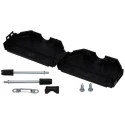HARTING D-Sub Series Thermoplastic Straight D-Sub Backshell, 37 Way Strain Relief 0967037042401
