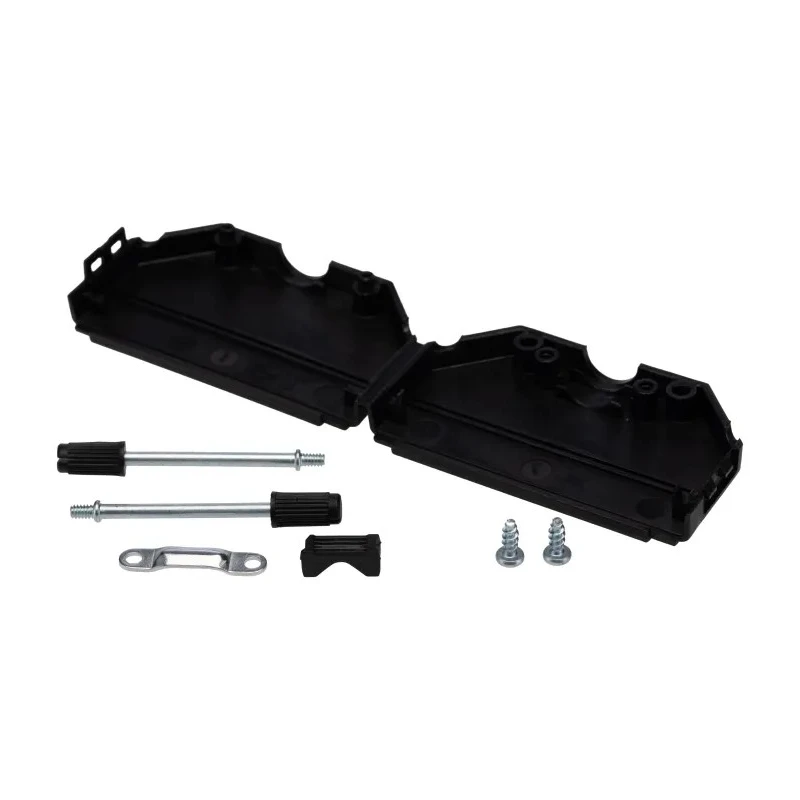 HARTING D-Sub Series Thermoplastic Straight D-Sub Backshell, 37 Way Strain Relief 0967037042401
