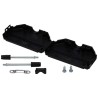 HARTING D-Sub Series Thermoplastic Straight D-Sub Backshell, 37 Way Strain Relief 0967037042401