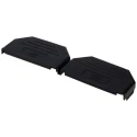 HARTING D-Sub Series Thermoplastic Straight D-Sub Backshell, 37 Way Strain Relief 0967037042401
