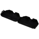 HARTING D-Sub Series Thermoplastic Straight D-Sub Backshell, 37 Way Strain Relief 0967037042401