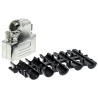 HARTING Metal Right Angle D-Sub Backshell 15 Contacts IP67 Strain Relief 09670150333