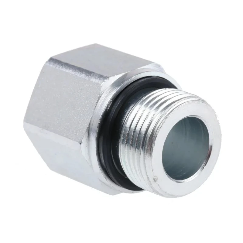 Parker Hydraulic Straight Threaded Reducer Male G, Steel, Hose Inside Diameter 0.75 in RI3/4EDX1/2CF