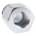 Parker Hydraulic Straight Threaded Reducer Male G, Steel, Hose Inside Diameter 0.75 in RI3/4EDX1/2CF
