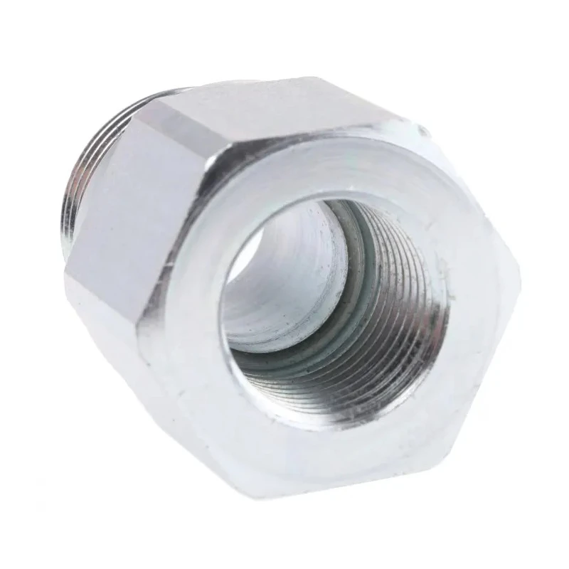 Parker Hydraulic Straight Threaded Reducer Male G, Steel, Hose Inside Diameter 0.75 in RI3/4EDX1/2CF