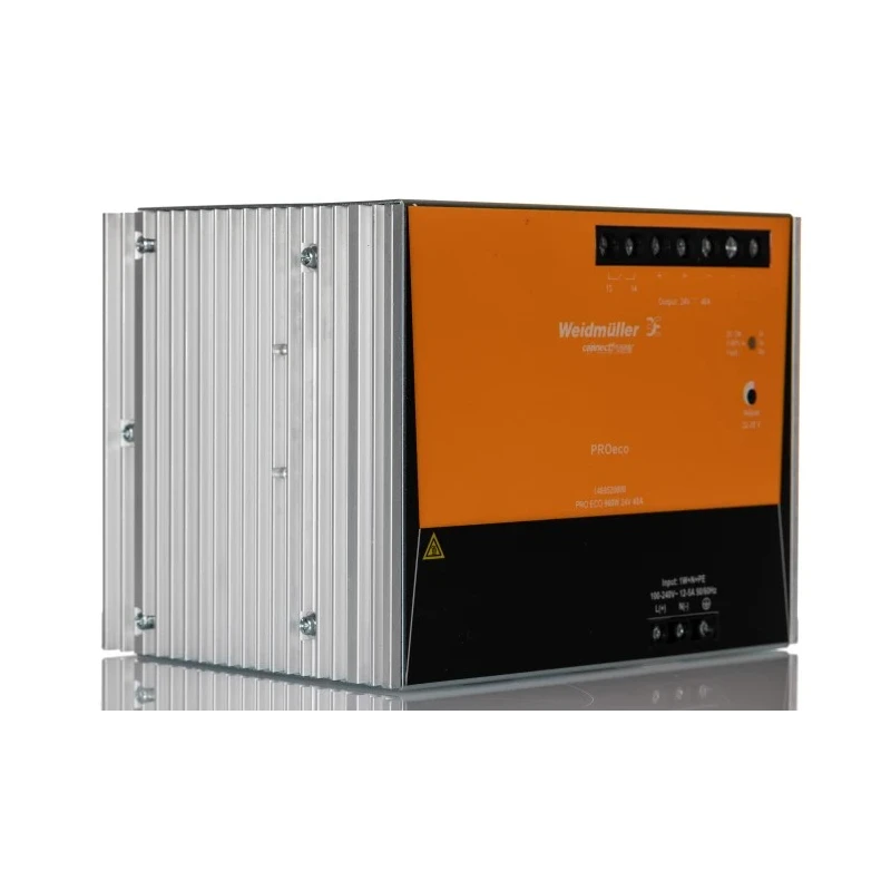 Weidmüller PROeco Switched Mode DIN Rail Power Supply 28V dc, 40 A Output, 960W, AC/DC Input 85-264V AC, 80-370V 1469520000