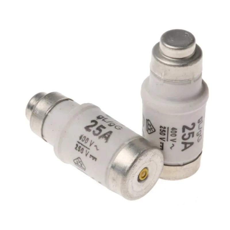 ETI 25A 400V AC D02 Neozed Fuse Ceramic Body, Breaking Capacity 50kA, E18 Thread Size 2212002