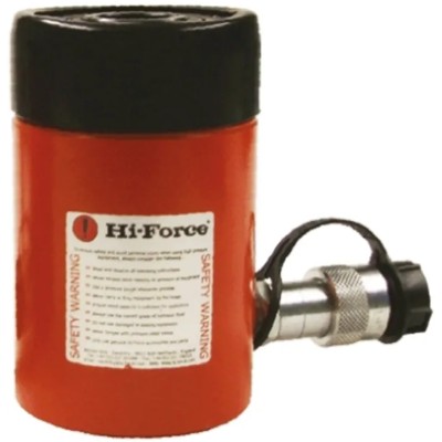 Hi-Force Portable Hollow Plunger Hydraulic Cylinder Single Acting 11t Capacity 50mm Stroke Length HHS102