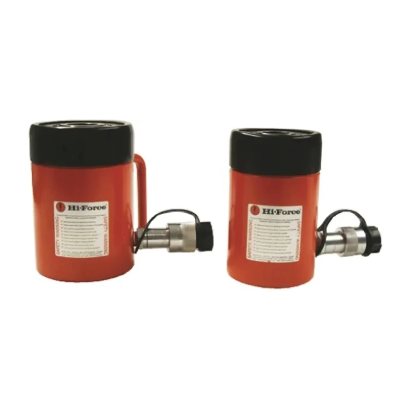 Hi-Force Portable Hollow Plunger Hydraulic Cylinder Single Acting 11t Capacity 50mm Stroke Length HHS102