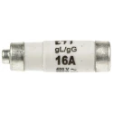 ETI 16A 400V AC D01 Neozed Fuse, Ceramic Body, Grey Cap, 50mm Length, E14 Thread Size 2211005