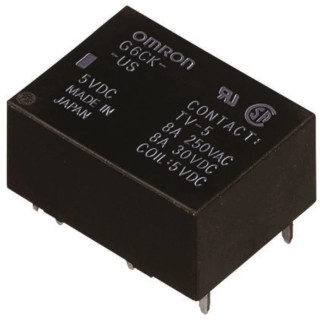 Omron PCB Power Relay 5V DC Coil 8A Switching Current SPDT G6CK-2114P-US DC5
