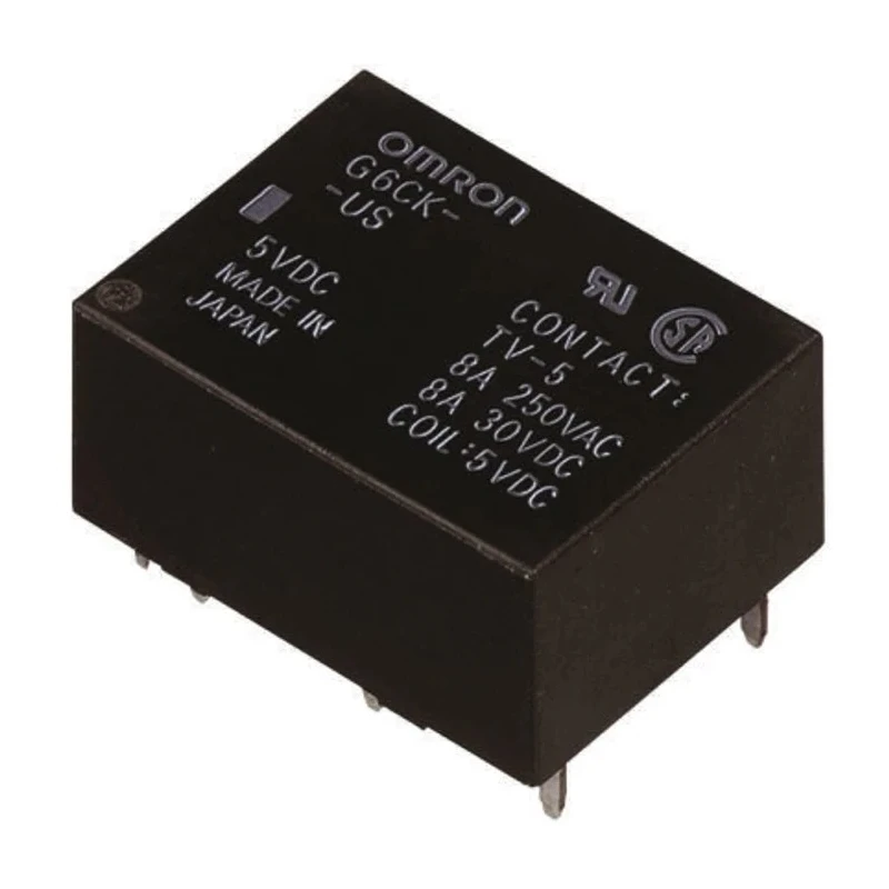 Omron PCB Power Relay 5V DC Coil 8A Switching Current SPDT G6CK-2114P-US DC5