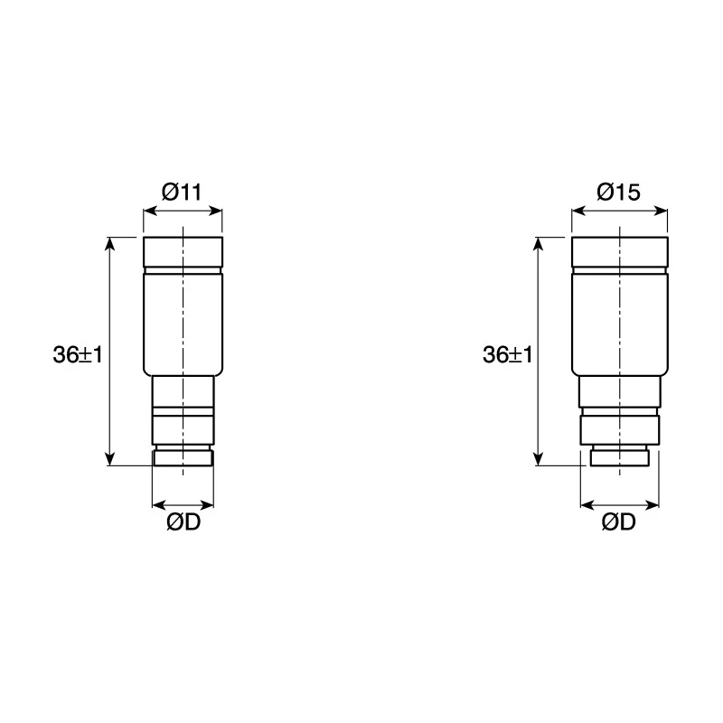 ETI 35A, 400V AC D02 Neozed Fuse E18 Thread Size Ceramic Body D-fuse Series 2212003