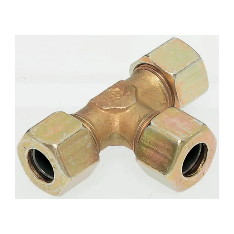 Parker Hydraulic Fitting Male Metric Steel Zinc Plated 8 mm Hose ID T08LCF