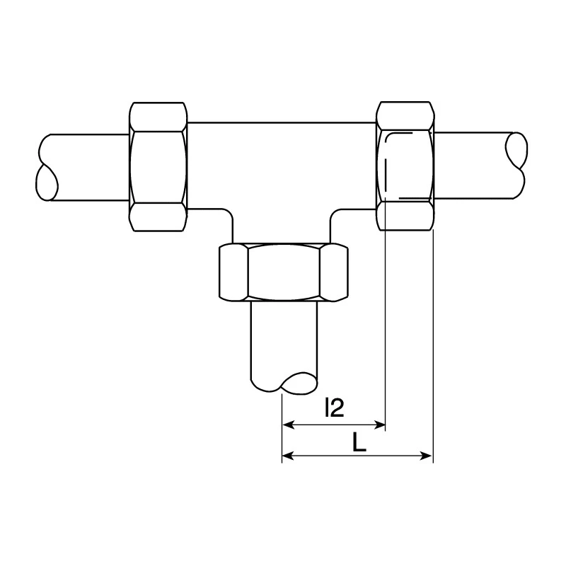 Parker Hydraulic Fitting Male Metric Steel Zinc Plated 8 mm Hose ID T08LCF