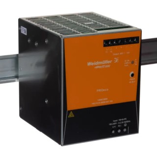 Weidmüller PRO ECO DIN Rail Switch-Mode Power Supply Unit AC/DC Input 85-264V AC, 80-370V DC, 10 A Output, 56V DC 1469610000