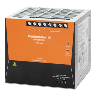 Weidmüller PRO Max Switched Mode DIN Rail Power Supply 264V AC/DC Input, 28V DC, 40A Output, 960W 1478150000