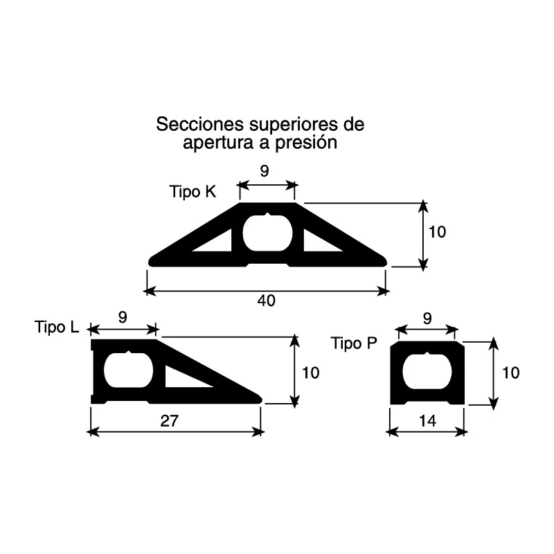 RS PRO 9 m Length Grey Cable Cover Cable Protector 27 mm Width RS PRO 26100315