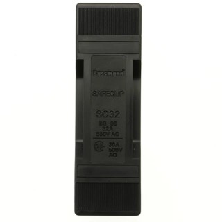 Eaton Rail Mount Fuse Holder, 32A Current Rating, 1 Pole, 550V AC, Front Connected SC32H-D