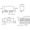 Recom DC/DC Converter 15V dc Output 67mA 36V dc Max Input 9V Min Input 1W Through Hole RSO-2415SZ/H3