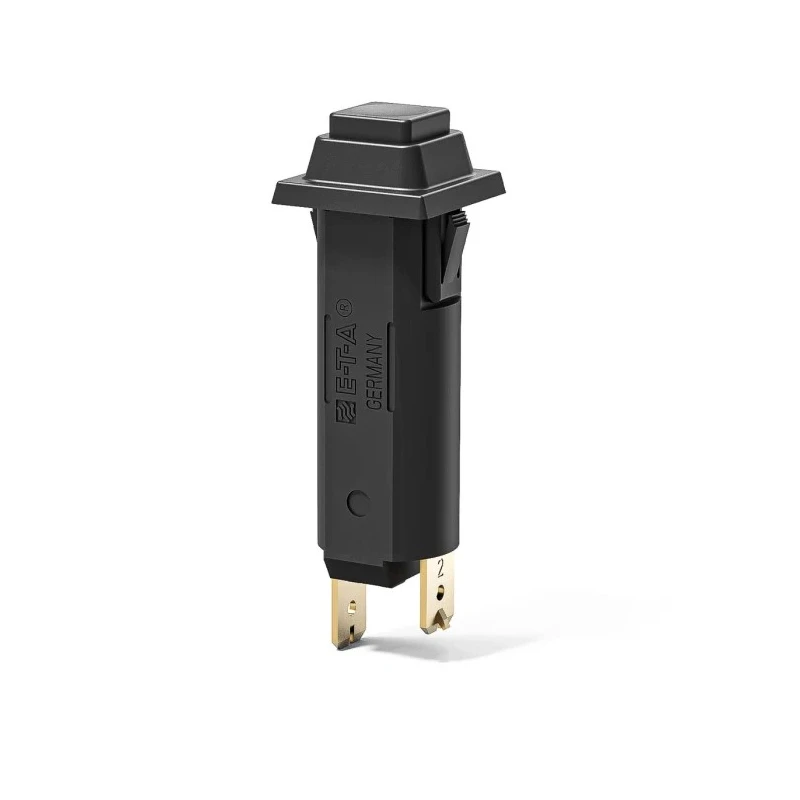 ETA Thermal Circuit Breaker 10A Current Rating 1-Pole Panel Mount 1110-F112-P1M1-10A