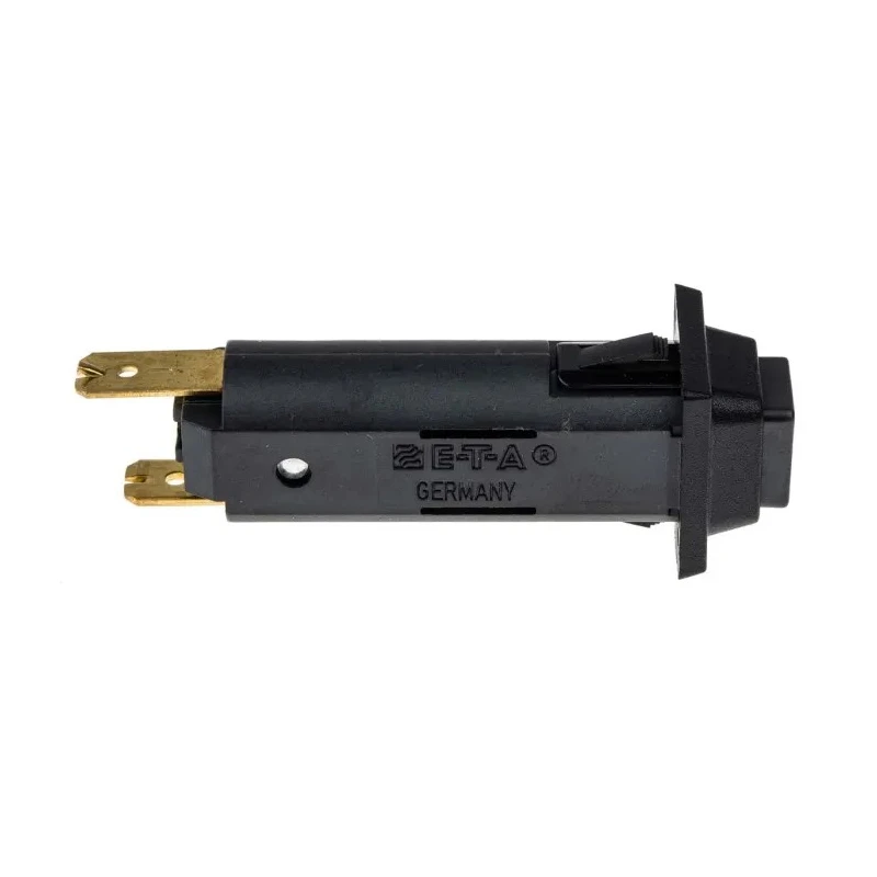 ETA Thermal Circuit Breaker 10A Current Rating 1-Pole Panel Mount 1110-F112-P1M1-10A