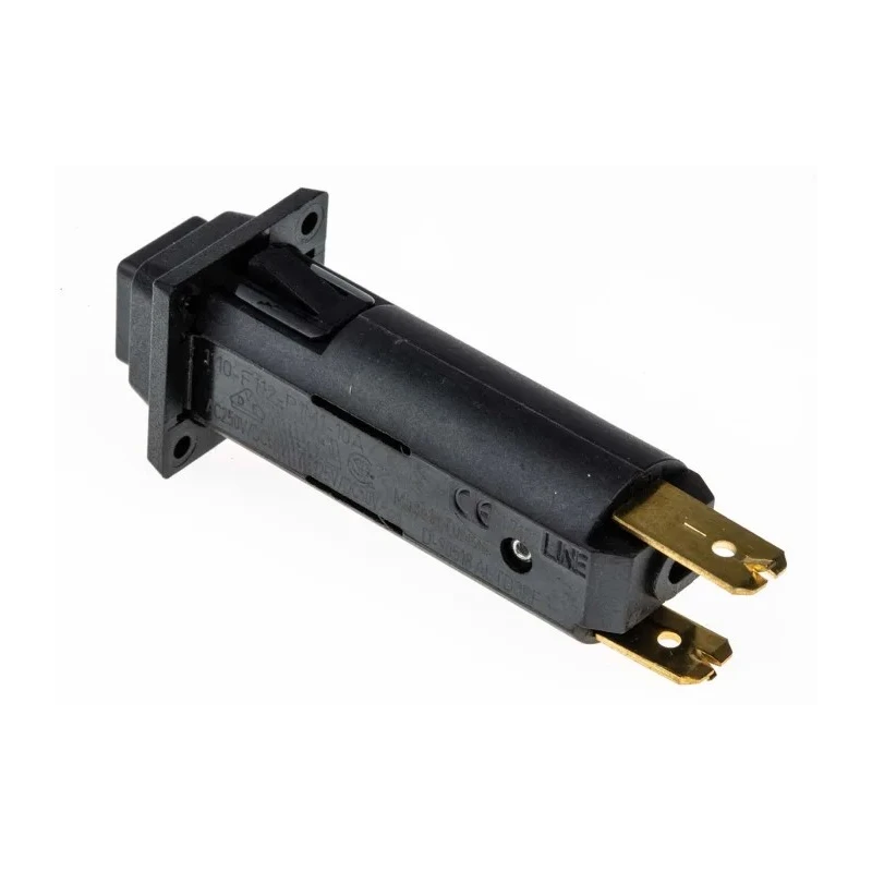 ETA Thermal Circuit Breaker 10A Current Rating 1-Pole Panel Mount 1110-F112-P1M1-10A