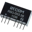 Recom DC/DC Converter 3.3V DC 300mA 9V DC Input 4.5V Input 1W Through Hole SIP-8 Package RSO-053.3S