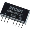 Recom DC/DC Converter 3.3V DC 300mA 9V DC Input 4.5V Input 1W Through Hole SIP-8 Package RSO-053.3S