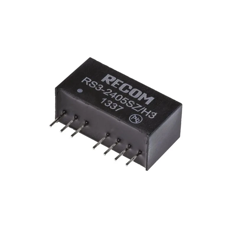 Recom DC/DC Converter 5V DC 600mA 3W 9V-27V Input Through Hole SIP Package RS3-2405SZ/H3