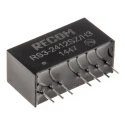 Recom DC/DC Converter 12V DC Output, 250 mA, 3W Power, 9-27V DC Input, Through Hole Mount RS3-2412SZ/H3