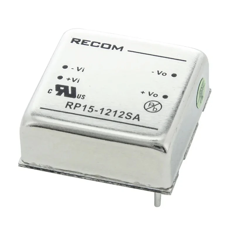 Recom DC/DC Converter  12V DC Output, 1.3 A, 15 W, 18V/9V Input, Through Hole Mount RP15