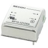 Recom DC/DC Converter  12V DC Output, 1.3 A, 15 W, 18V/9V Input, Through Hole Mount RP15