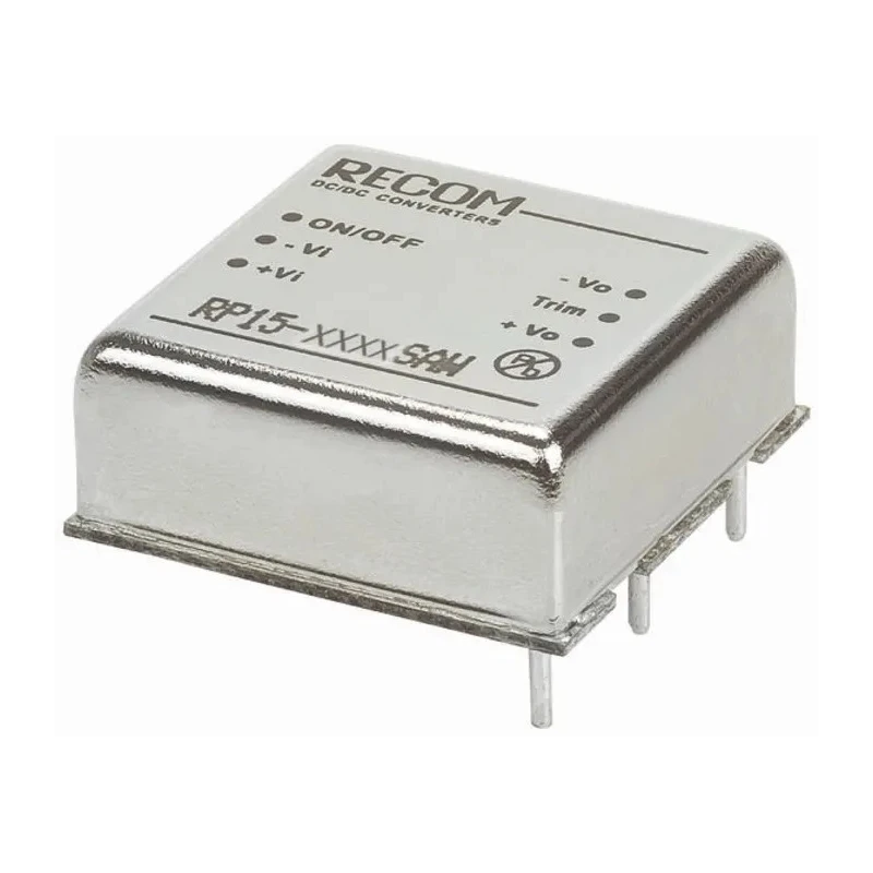 Recom DC/DC Converter 3.3V DC Output 4A, 36V DC Input, 15W, Through Hole, +85°C Max Temp RP15