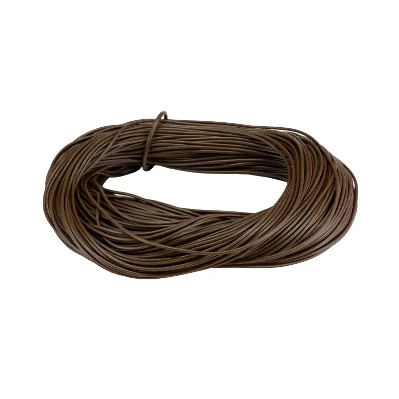 HellermannTyton Polyvinyl Chloride Brown Cable Sleeve 100m Length 20mm Diameter 172-02055 PVC20-PVC-BN