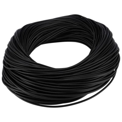 HellermannTyton Polyvinyl Chloride Black Cable Sleeve 100m Length 3mm to 20mm Diameter 172-02058 PVC30-PVC-BK