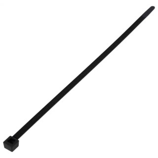 HellermannTyton Releasable Cable Tie Black Polyamide 66 200 mm x 4.6 mm Tensile Strength 200N 115-02200 RELK2R-PA66-BK