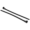 HellermannTyton Cable Tie Releasable Black Polyamide 66 180 mm x 6.5 mm 150N Tensile Strength 115-00027 REL180-PA66-BK