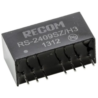 Recom Through-Hole DC/DC Converter RS-2409SZ/H3, 9V DC Output, 222 mA, 36V DC Input, 2W Power, SIP Package