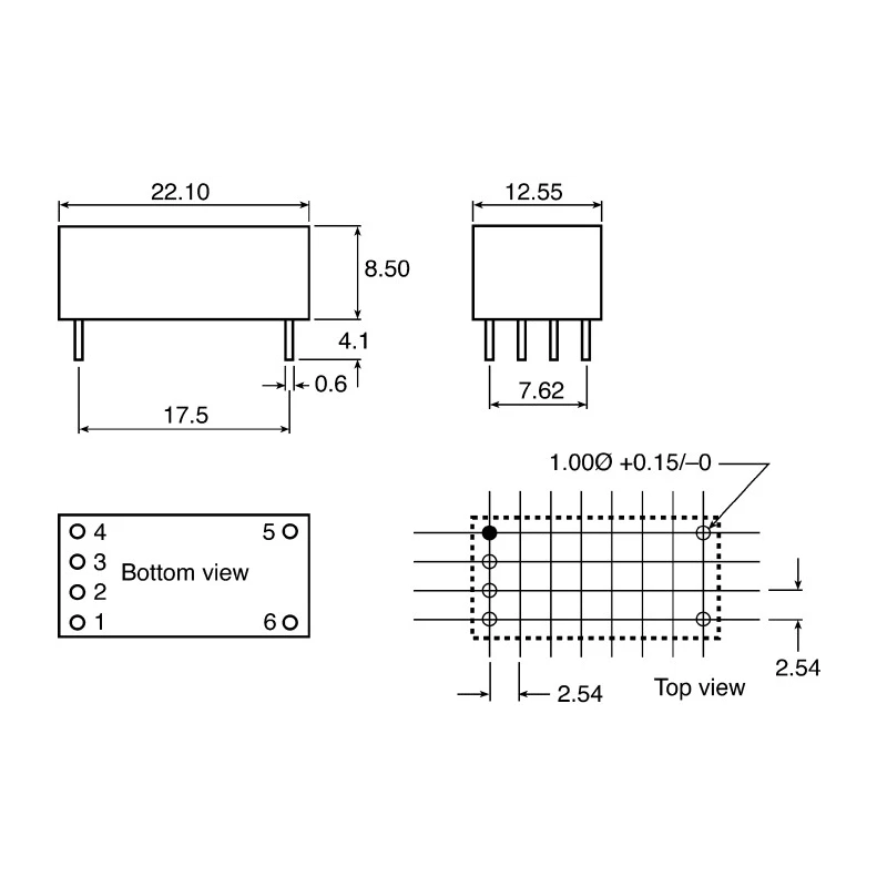 Recom IP67 Enclosed DC-DC LED Driver 35V DC 700mW Power Dissipation Surface Mount PWM Dimming 