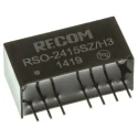 Recom DC/DC Converter, 15V DC Output, 67mA Current, 36V DC Maximum Input, Through Hole Mount, 1W Power RSO-2415SZ/H3