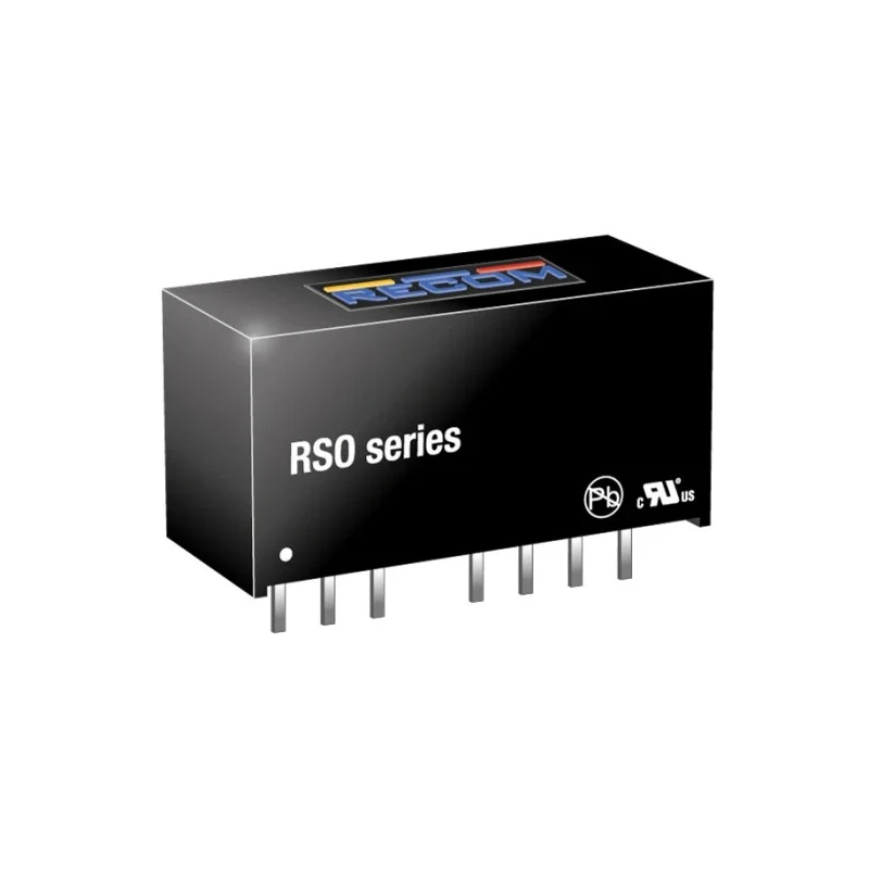 Recom DC/DC Converter, 15V DC Output, 67mA Current, 36V DC Maximum Input, Through Hole Mount, 1W Power RSO-2415SZ/H3