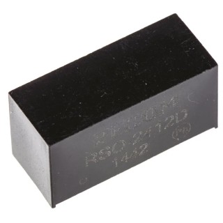 Recom DC/DC Converter 12V DC, 42mA Output Current, 36V DC Input, 2W Power, Through Hole Mount, -40°C to 85°C RSO-2412D