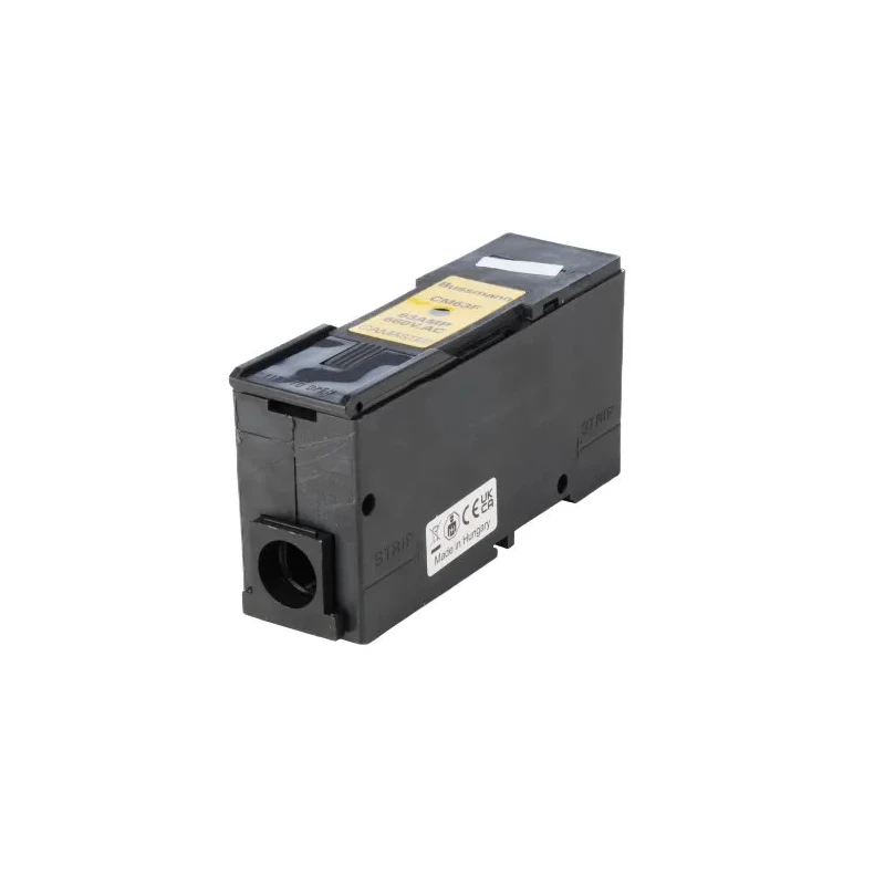 Eaton Rail Mount Fuse Holder 63A Current Rating, 1 Pole, Ceramic Body, 660V AC, Front Connected CM63F