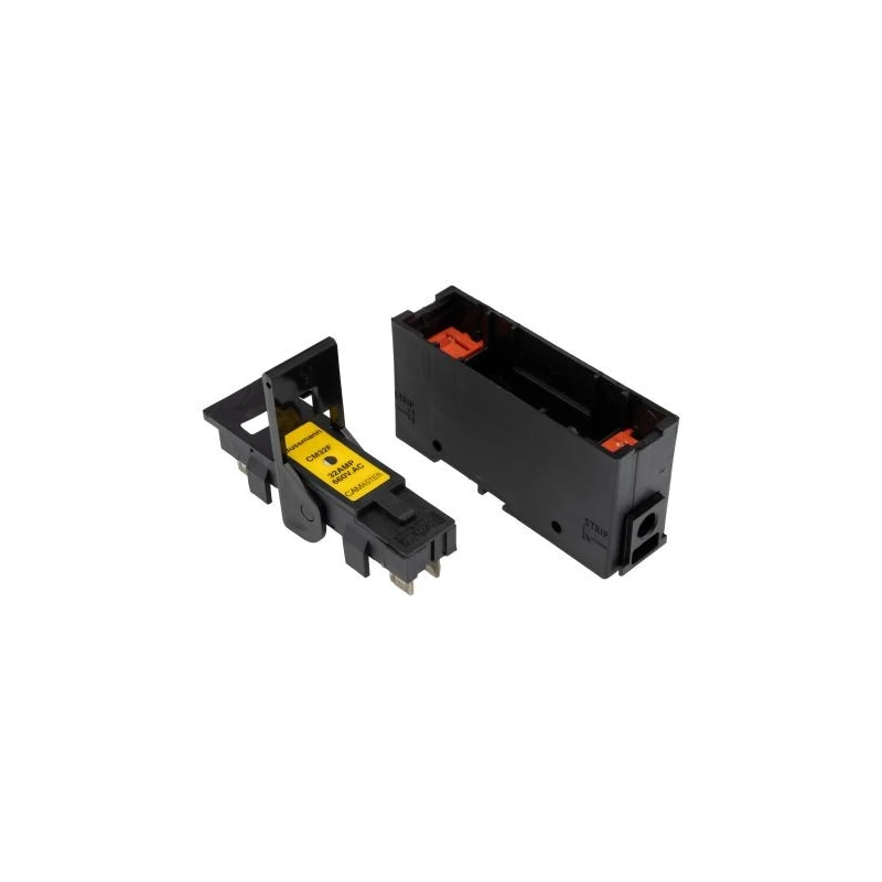 Eaton 32A Rail Mount Fuse Holder, 1 Pole, Front Connected, Silver Plated Copper Contacts, 660V AC CM32F
