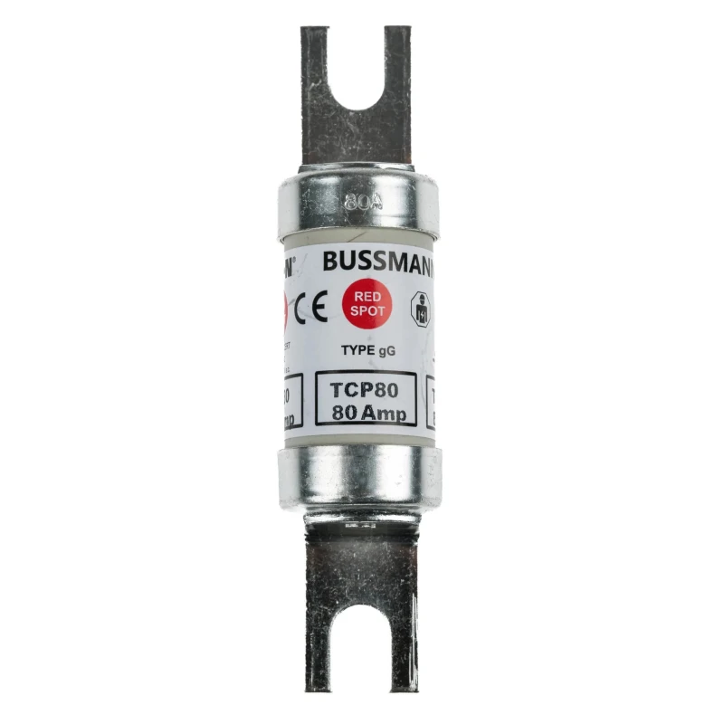 Eaton 80A British Standard Fuse A4 660V ac High Rupture Capacity Tag Fuse TCP80